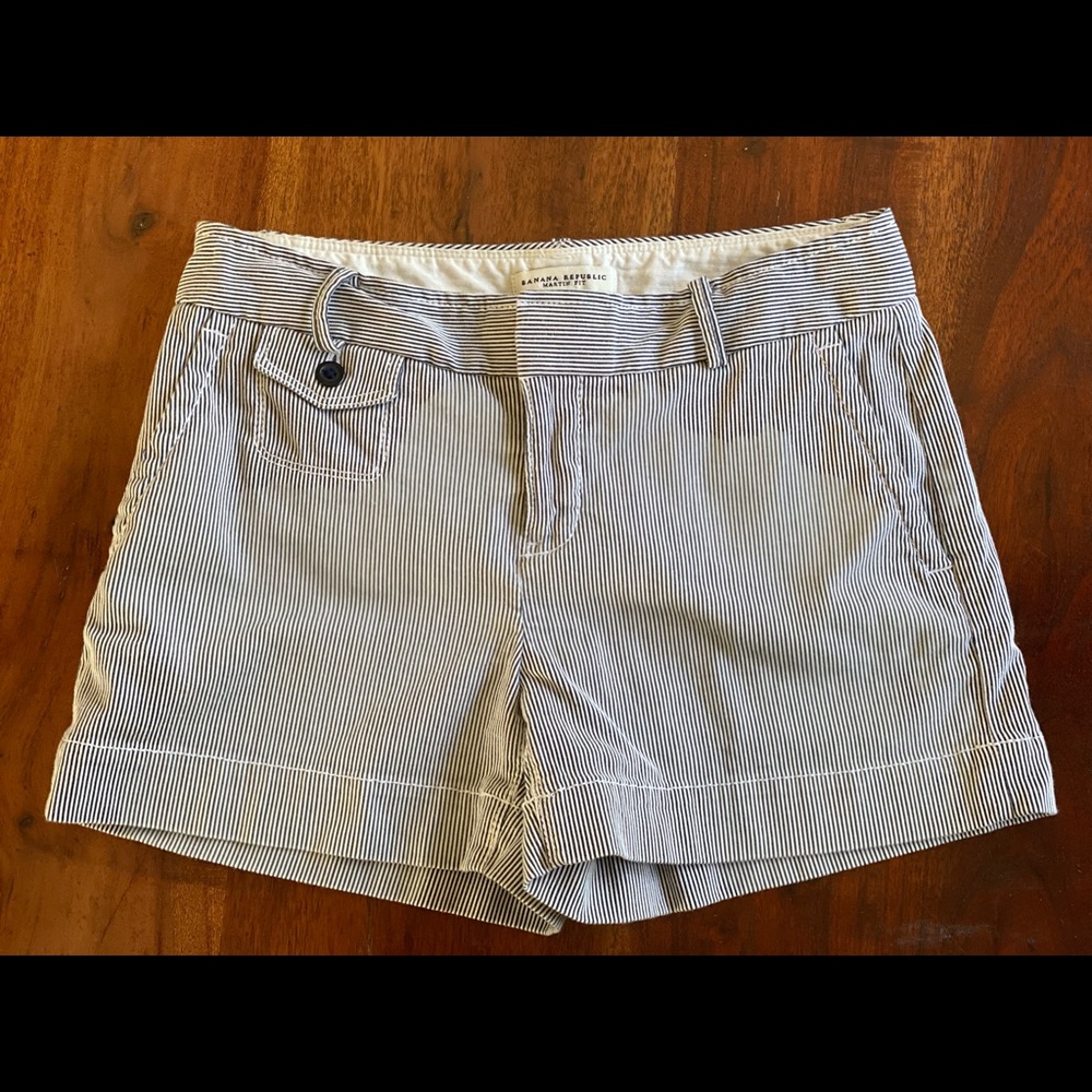 Banana Republic - Martin Fit Seersucker Chino - Shorts - stretch - Size 4
